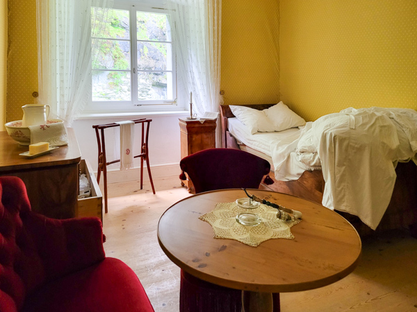 Altes Bad Pfäfers @ Bad Ragaz, Zwitserland Altes Bad Pfäfers @ Bad Ragaz, Zwitserland